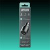 Avax CC680B Autós Töltő 140w USB-C, USB-A