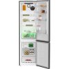 Beko B5RCNA405HG alulfagyasztós hűtőszekrény, 249/106liter, inverteres kompresszor, NoFrost, 37dB, titánszürke