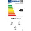 Beko B5RCNA405HG alulfagyasztós hűtőszekrény, 249/106liter, inverteres kompresszor, NoFrost, 37dB, titánszürke