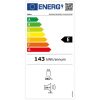 Beko RSSE415K40SN egyajtós hűtőszekrény, 367liter, 38dB, ezüst