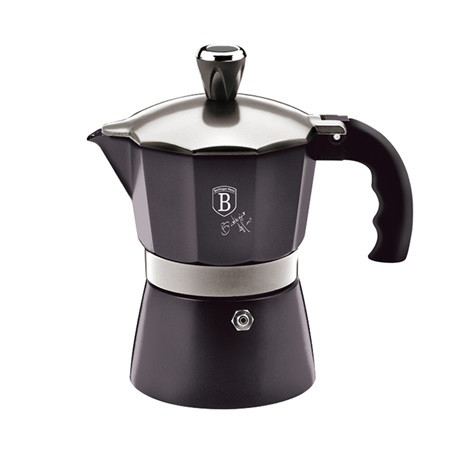 Berlinger Haus BH/8564 Carbon Pro Edition kotyogós kávéfőző, 6 személyes, 300 ml