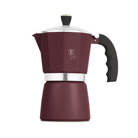 Berlinger Haus BH/8567 Leonardo Collection kotyogós kávéfőző, 9 személyes, 450 ml, matt bordó