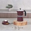 Berlinger Haus BH/8567 Leonardo Collection kotyogós kávéfőző, 9 személyes, 450 ml, matt bordó