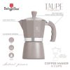 Berlinger Haus BH/8569N Taupe Collection kotyogós kávéfőző, 6 személyes, 300ml, szürkés-barna