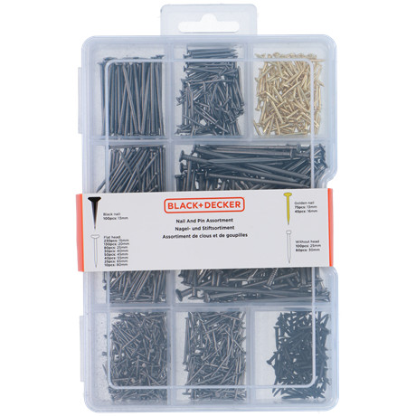 Black and Decker BXCHSF7055 Szeg Szett Dobozban, 975db