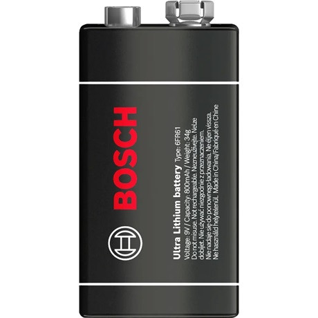Bosch 6FR61UL1B/00 elem, Lítium, 9V, 1db/csomag