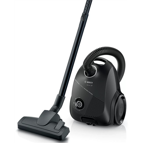 Bosch BGBS2BA2 Serie 2 porzsákos porszívó, 600Watt, 3.5liter, 80dB, fekete