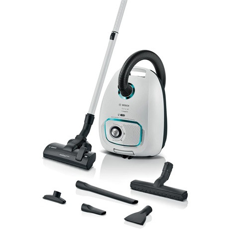 Bosch BGL41HYG2H Serie 4 ProHygienic porzsákos porszívó, 700Watt, 4literes porzsák, 69dB, fehér