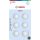 Bosch CR2032B6/00 Gombelem, Lítium, 3.0V, 6-BLISZTER