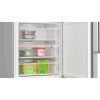 Bosch KGN49AIBT Serie 6 alulfagyasztós hűtőszekrény, 70cm széles, 311 /129 liter, NoFrost, 35dB, inox