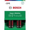Bosch LR03SA4B/00 elem, Super Alkaline, AAA, mikro ceruza, 4db/csomag