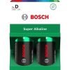 Bosch LR20SA2B/00 elem, Super Alkaline, D, 2db/csomag