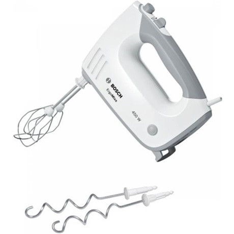 Bosch MFQ36400 ErgoMixx kézimixer, 450W, 5 fokozat, fehér-szürke