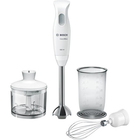 Bosch MSM26500 CleverMixx botmixer készlet, aprító, habverő, 600Watt, fehér