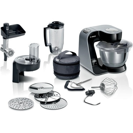 Bosch MUM5XC4E Serie 4 konyhai robotgép, 1000Watt, 3.9literes tál, 7sebesség, fekete