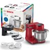Bosch MUMS2ER01 Serie 2 konyhai robotgép 700W, 4 fokozat, 3.8liter, 2kg, piros