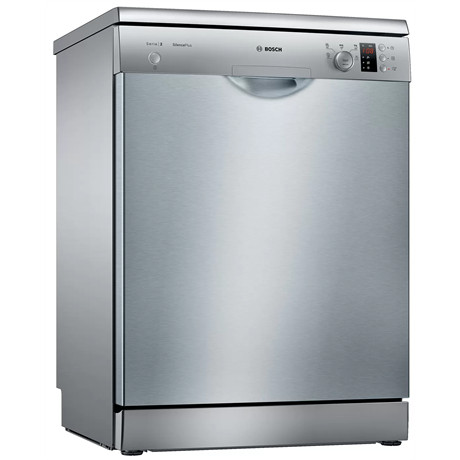 Bosch SMS25AI05E szabadonálló mosogatógép, 12terítékes, 60cm, 5program, inox