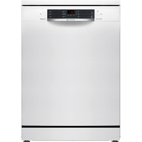 Bosch SMS46KW02E Serie 4 szabadonálló mosogatógép, 60cm, 13 teríték, 6 program, 9.5 liter, fehér