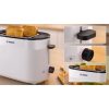 Bosch TAT2M121 2 szeletes kenyérpirító, 950Watt, fehér