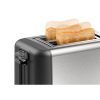 Bosch TAT3P420 2 szeletes kenyérpirító, 970W, zsemlemelegítő, Kiolvasztás funkció, morzsatálca, ezüst