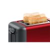 Bosch TAT3P424 2 szeletes kenyérpirító, 970W, zsemlemelegítő, Kiolvasztás funkció, morzsatálca, piros