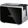 Bosch TAT8613N Styline 2 szeletes kenyérpirító, 860Watt, zsemlemelegítő, fekete -inox
