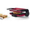 Bosch TCG4104 kontaktgrill, 2000Watt, 33 x24cm, 5hőfok, bordó