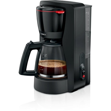 Bosch TKA2M113 filteres kávéfőző, 10 személyes, 1200Watt, 1.4 literes víztartály, fekete