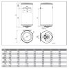 Bosch TR1000T 120 HB vízszintes bojler, 120liter, 2kW, max.8bar, IPX4 (7736504477)