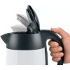 Bosch TWK3P421 DesignLine vízforraló, 1.7liter, 2400Watt, fehér -fekete