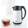 Bosch TWK3P421 DesignLine vízforraló, 1.7liter, 2400Watt, fehér -fekete