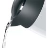 Bosch TWK3P421 DesignLine vízforraló, 1.7liter, 2400Watt, fehér -fekete