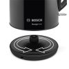 Bosch TWK3P423 vízforraló, 2400W, 1.7L, Nemesacél, Automata kikapcsolás, fekete