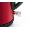 Bosch TWK3P424 DesignLine vízforraló, 1.7liter, 2400Watt, piros -fekete