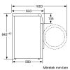 Bosch WAN28293BY Serie 4 elöltöltős mosógép, 9kg, 1400rpm, 71dB, 0.489kWh, fehér