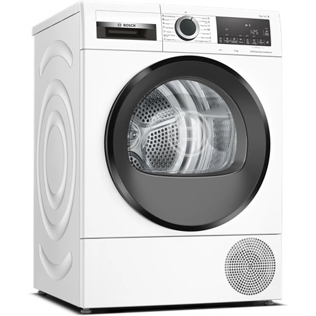 Bosch WQG14500BY elöltöltős hőszivattyús szárítógép, 9 kg, A++, 64dB, fehér