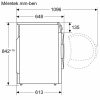 Bosch WQG14500BY elöltöltős hőszivattyús szárítógép, 9 kg, A++, 64dB, fehér