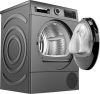 Bosch WQG235DREU Serie 6 hőszivattyús szárítógép, 8kg, 14program, 64dB, szürke