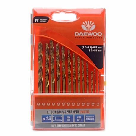 Daewoo DWKIT13 Fúrószár Készlet 13 Db