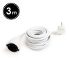 Delight 20500WH Lengő Hosszabbító Fehér - 3 X 1,5 Mm2 - 3 M