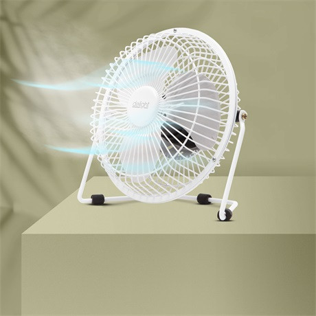 Delight 51110WH asztali ventilátor, USB, 15 cm, fehér