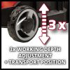 Einhell 3420604 GC-SC 18/28 Li-Solo akkumulátoros gyepszellőztető és talajlazító, Brushless, 18V, 28cm, 12db kés (akku és töltő nélkül)