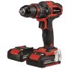 Einhell 4513992 TE-CD 18/40 Li+69 akkumulátoros fúró - csavarozó, 2x2Ah, 64 részes tartozékkészlet, kofferben