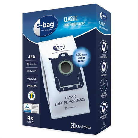 Electrolux E201S S-bag szintetikus porzsák (4db/csomag)