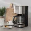 Electrolux E3CM1-3ST Filteres kávéfőző, 1000 W, 1,3 literes víztartály, gránitszürke
