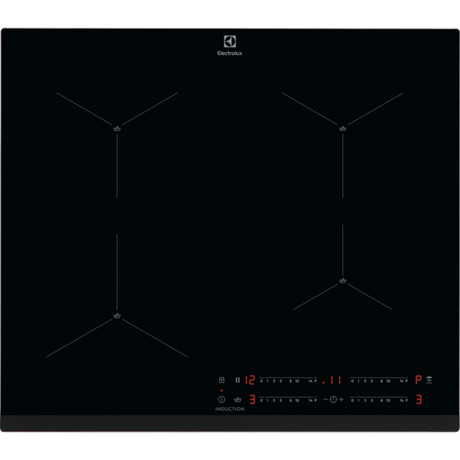 Electrolux EIS62443 SenseBoil® 700 beépíthető főzőlap, indukciós, 7,2 kW, 4 zónás, fekete