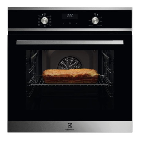 Electrolux EOF5F50BX SurroundCook 600 beépíthető sütő, 65liter, 2.09kW, 50 -250°C, katalitikus és aqua clean tisztítás, fekete -inox