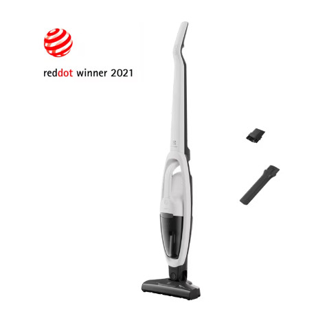 Electrolux ES31CB18SH Clean 300 akkumulátoros, porzsák nélküli álló porszívó,18V, 79dB, fehér
