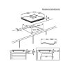 Electrolux LIB60420CK beépíthető főzőlap, indukciós, 4 zóna, 7.1kW, Booster funkció, fekete