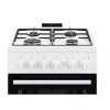 Electrolux LKG500013W szabadonálló gáztűzhely, 4 zónás főzőlap, 59 liter sütő, szikragyújtás, fehér